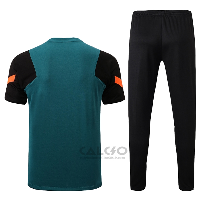 Tuta da Track Liverpool Manica Corta 2022-2023 Verde